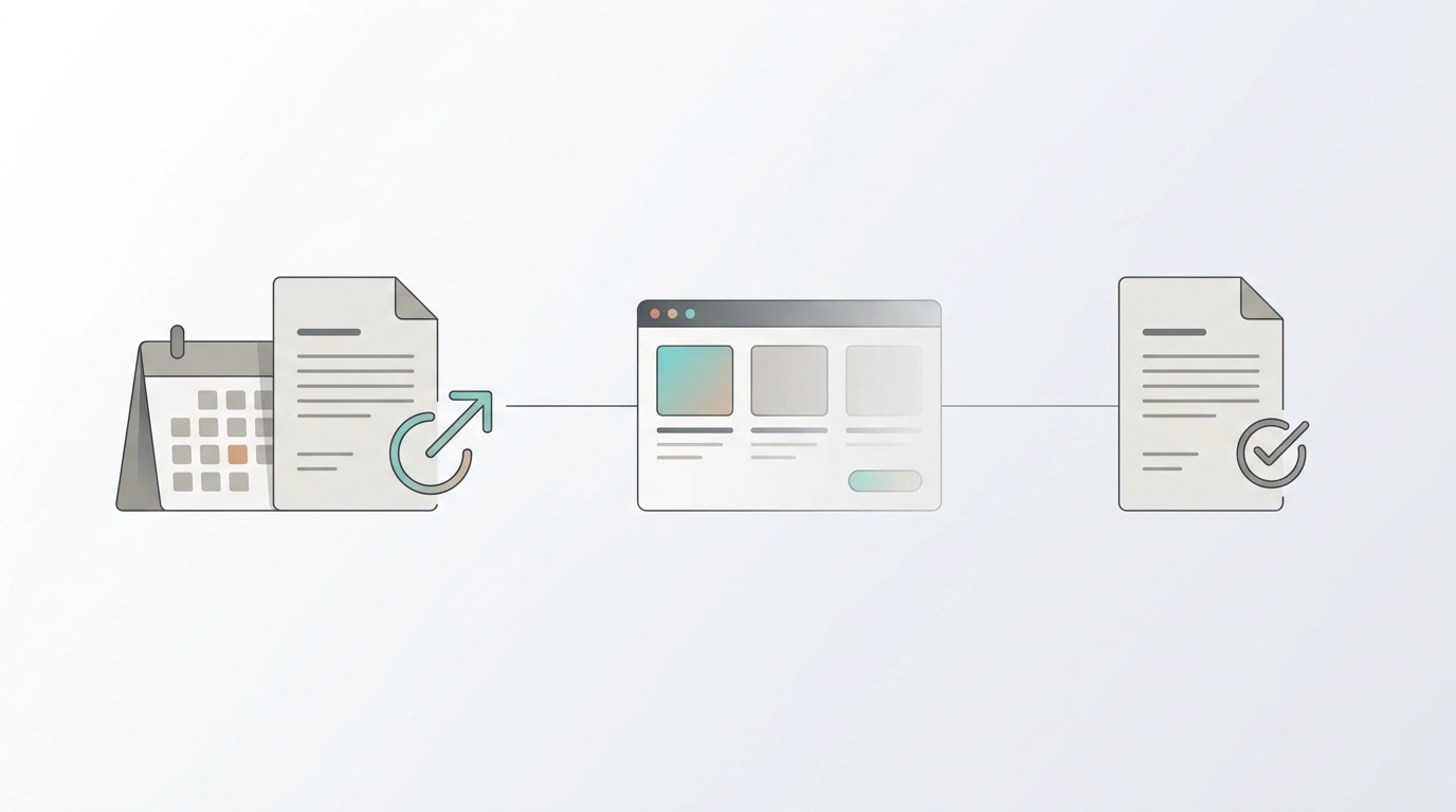 Neutrale illustratie van de Tombola Nederland tijdlijn van vergunning in 2021 naar afbouw en intrekking in 2024